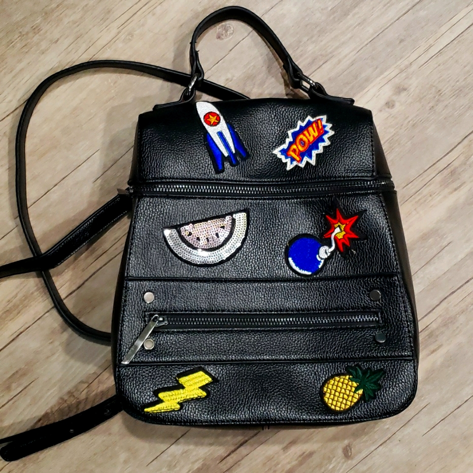 Dream Control Patch Design Backpack.